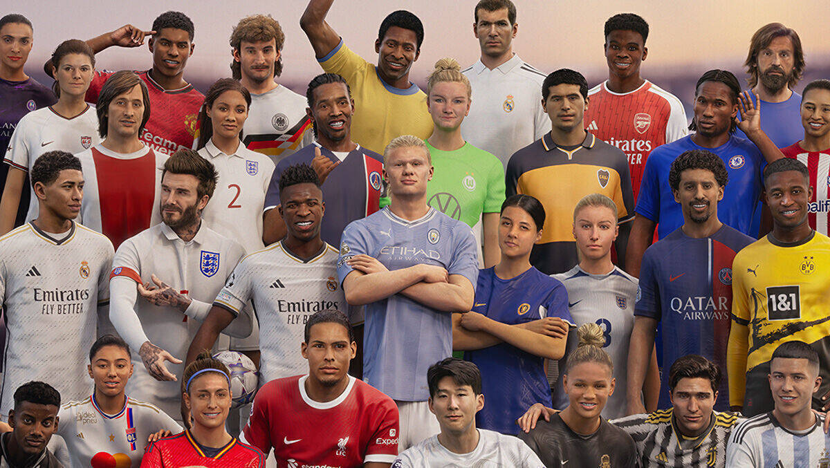 Wer kennt sie alle? Die kuriose Allstars-Ansammlung von "EA Sports FC 24".