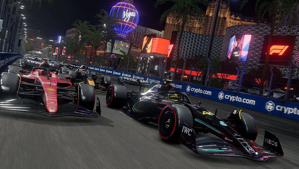 Auf Konsolen und PC fährt die Formel 1 schon jetzt in Las Vegas – in echt erst im November.