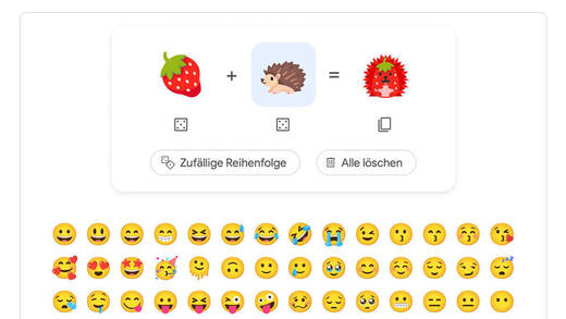Die Igel-Erdbeere mit Stacheln – frisch aus Googles Emoji-Küche.