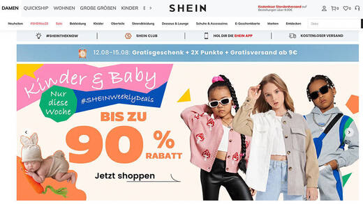 Oh Baby! Shein soll mit Hilfe von KI Fashion-Ideen klauen.
