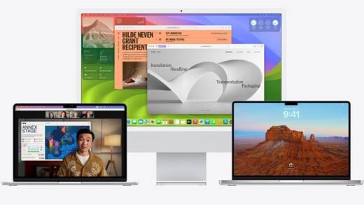 Läuft auf kompatiblen iMacs und MacBooks: das neue macOS Sonoma.