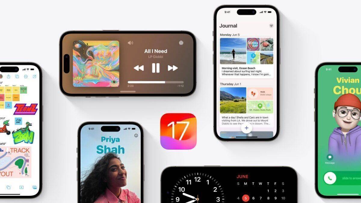 iOS 17 bringt frischen Wind auf die iPhones.