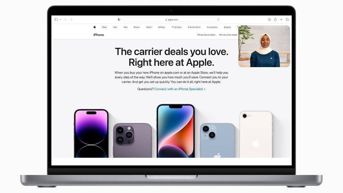 Apple schaltet in den USA den direkten Video-Draht zu seinen Expertinnen und Experten frei.