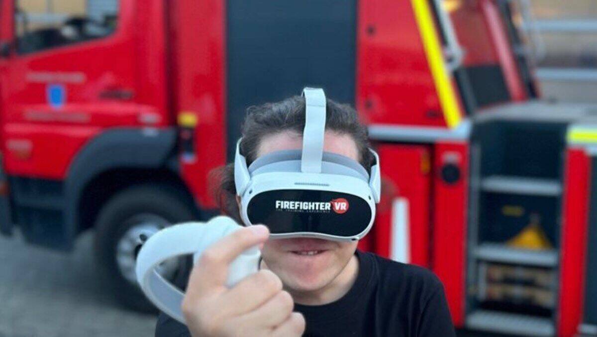 Geschulter Feuerwehrmann: Im Notfall müssen Betroffene die 112 wählen.