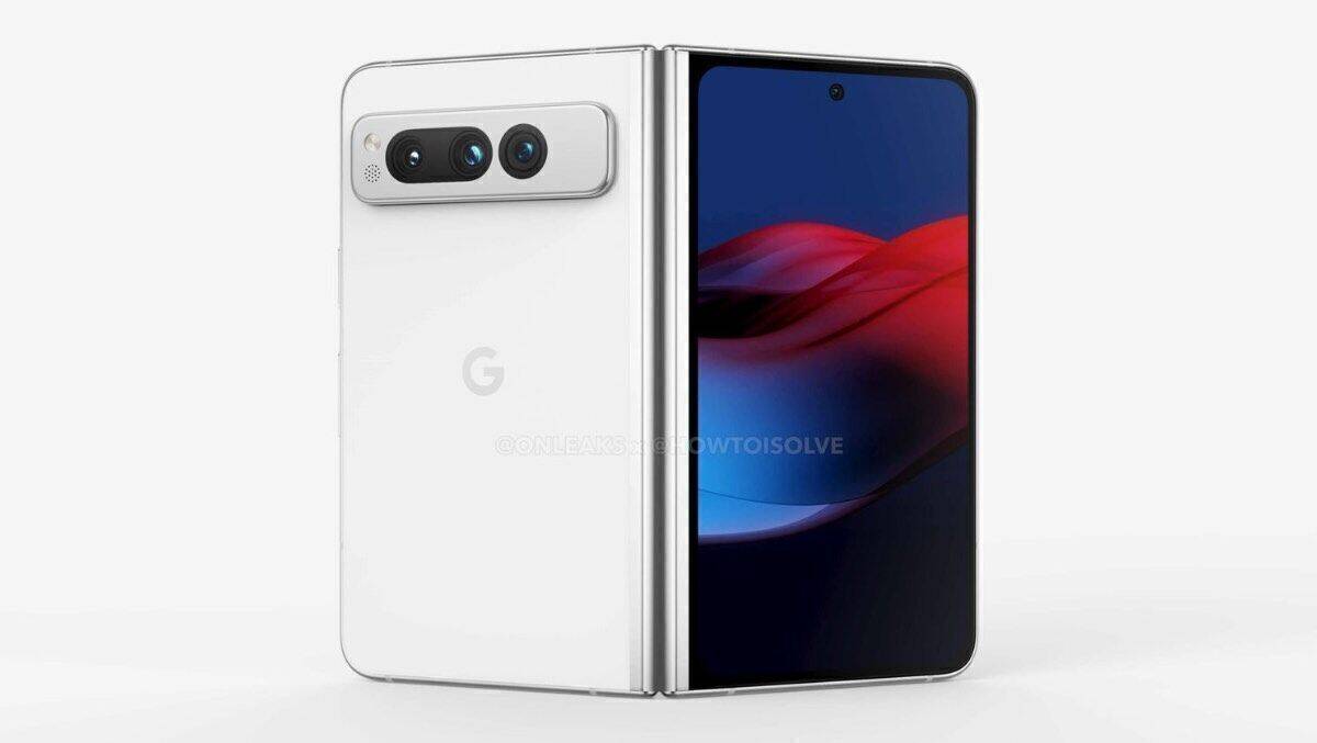 So wie auf diesem Rendering könnte das erste faltbare Google Pixel aussehen.