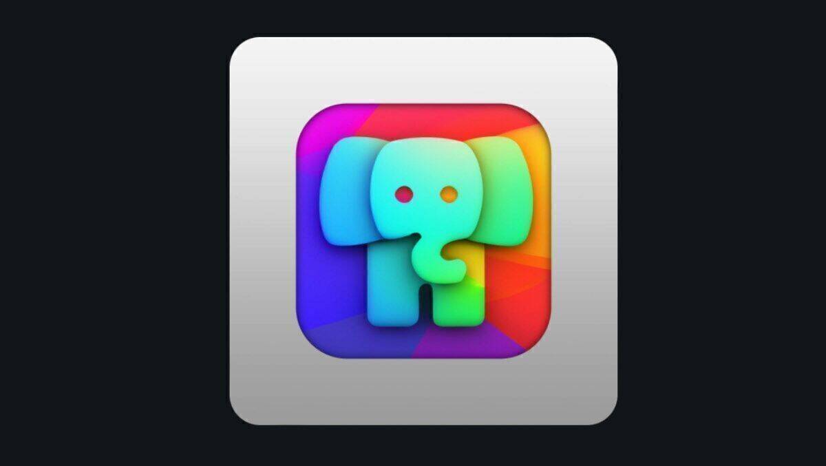 Mit diesem bunten Elefanten-Logo steht die App Mastowatch in den App Stores.
