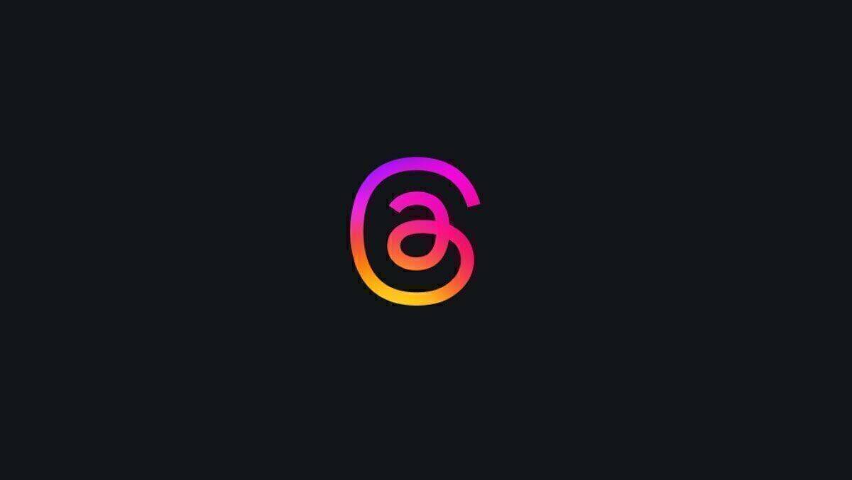 Erinnert an das @-Zeichen und an die Farben von Insta: das Logo von Threads.