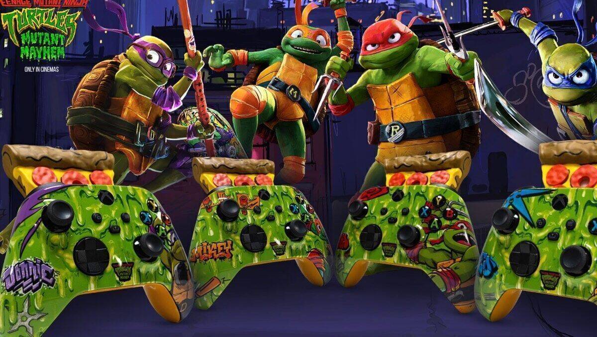 Die Schildkröten legen im Kino los – das macht Appetit auf Pizza.