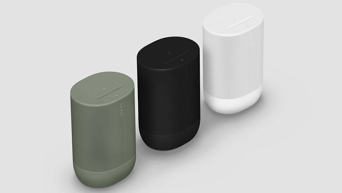 Sonos Move 2 – jetzt in drei Farben und mit spürbar besserer Technik.