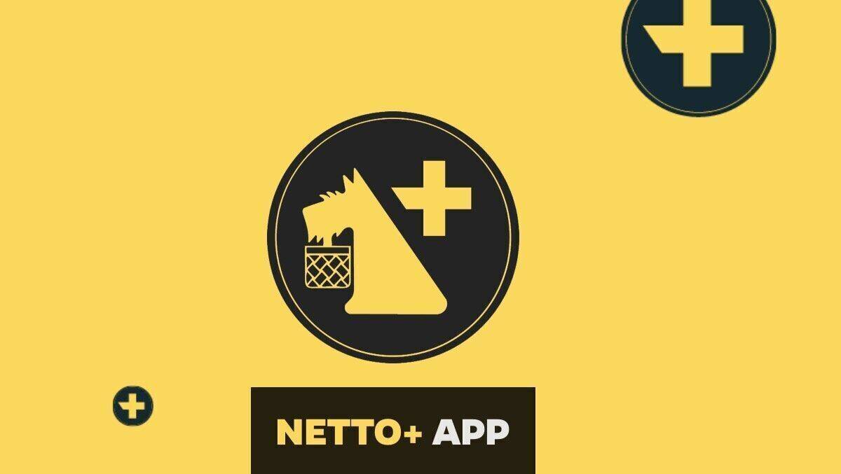 Das Logo der frisch modernisierten Netto+-App.