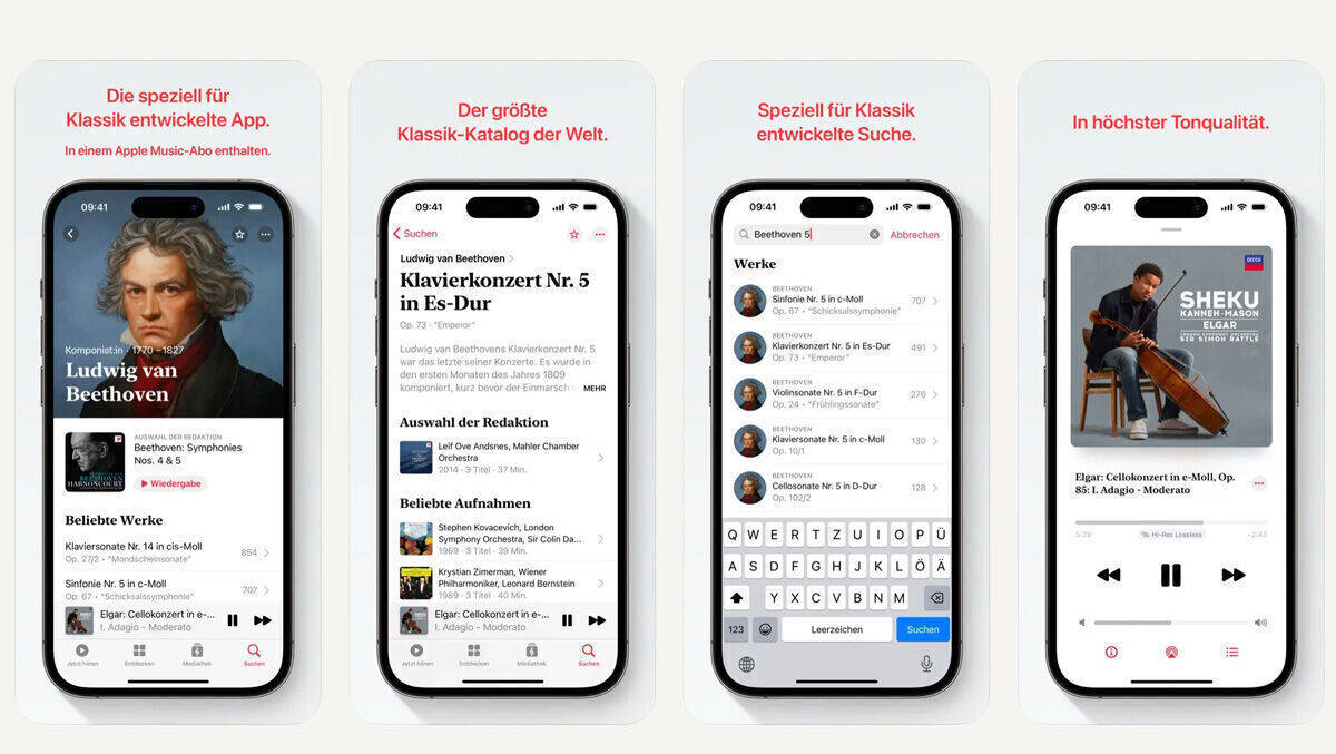 Ludwig-Fun: Am 28. März startet Apple seine lang angekündigte Klassik-App.