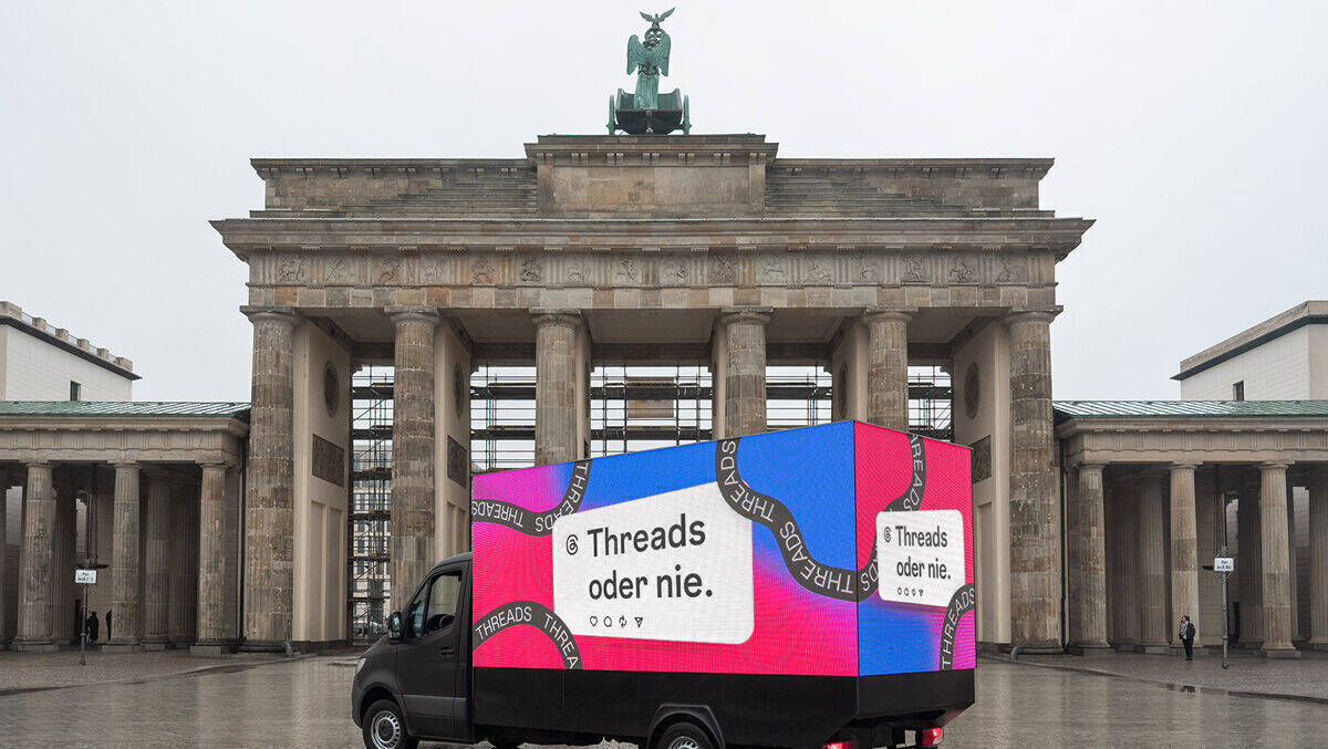 Threads oder nie: Meta begleitet den Europa-Start mit einer Kampagne.