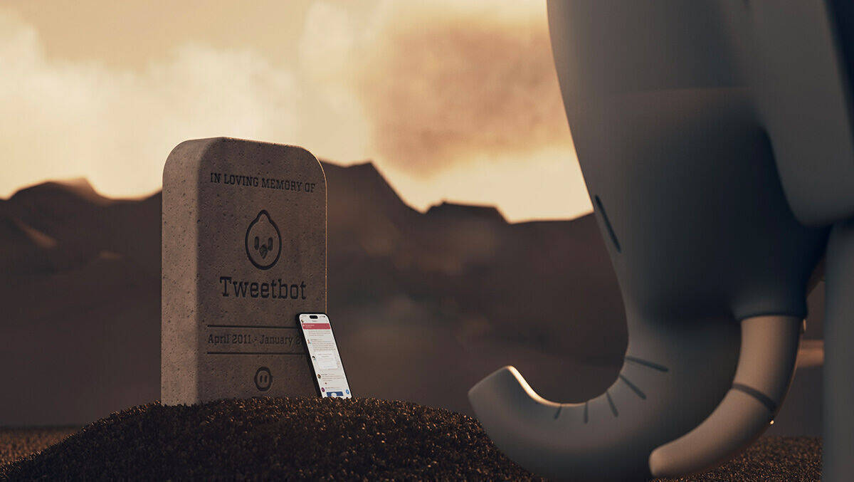 RIP Tweetbot – der neue Mastodon-Client Ivory trauert mit.