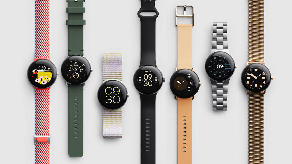 Googles Pixel Watch: Hier sind noch alle Teile dran.