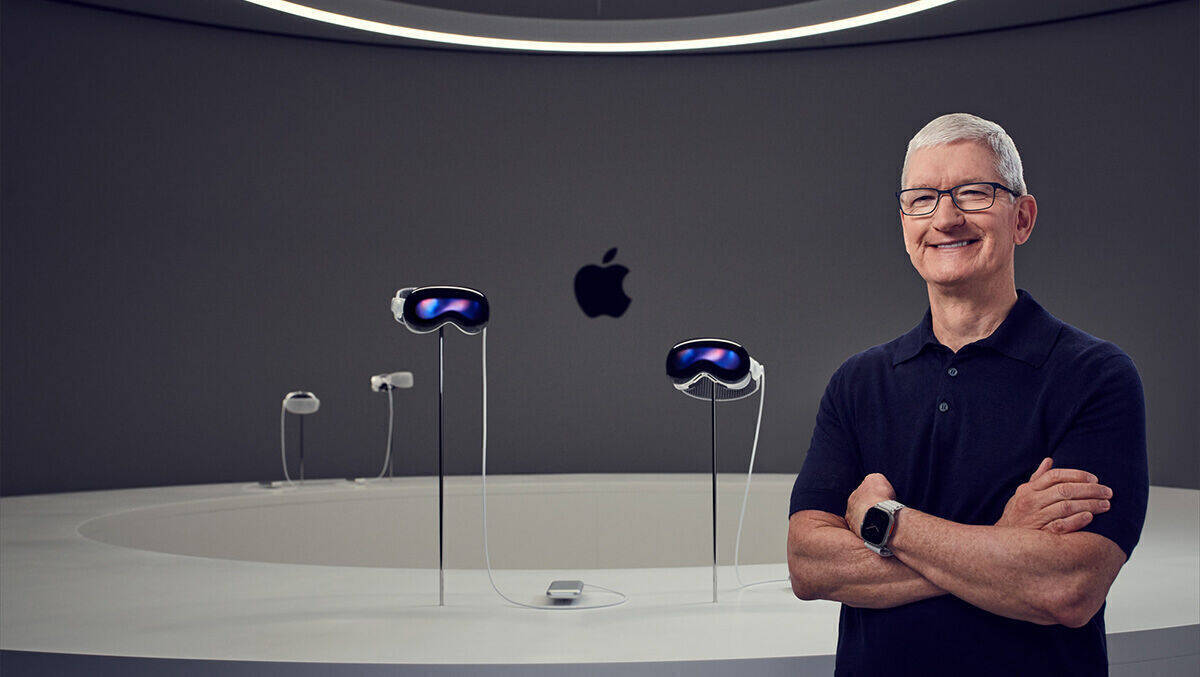 CEO Tim Cook: Er trägt die Apple-Uhr – aber nicht die Apple-Brille.