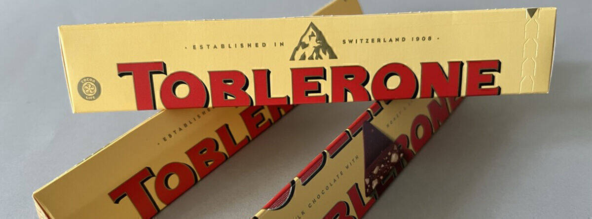So sieht die neue Toblerone aus.