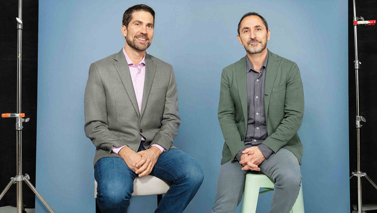 Brian Whipple, CEO von Accenture Interactive (l.), und David Droga, der Gründer von Droga5.