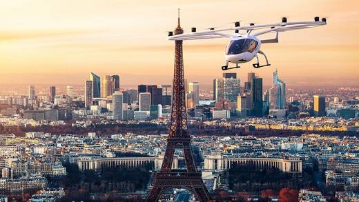 So sieht das Taxi der Zukunft aus: Mit VoloCity zum nächsten Meeting in Paris.