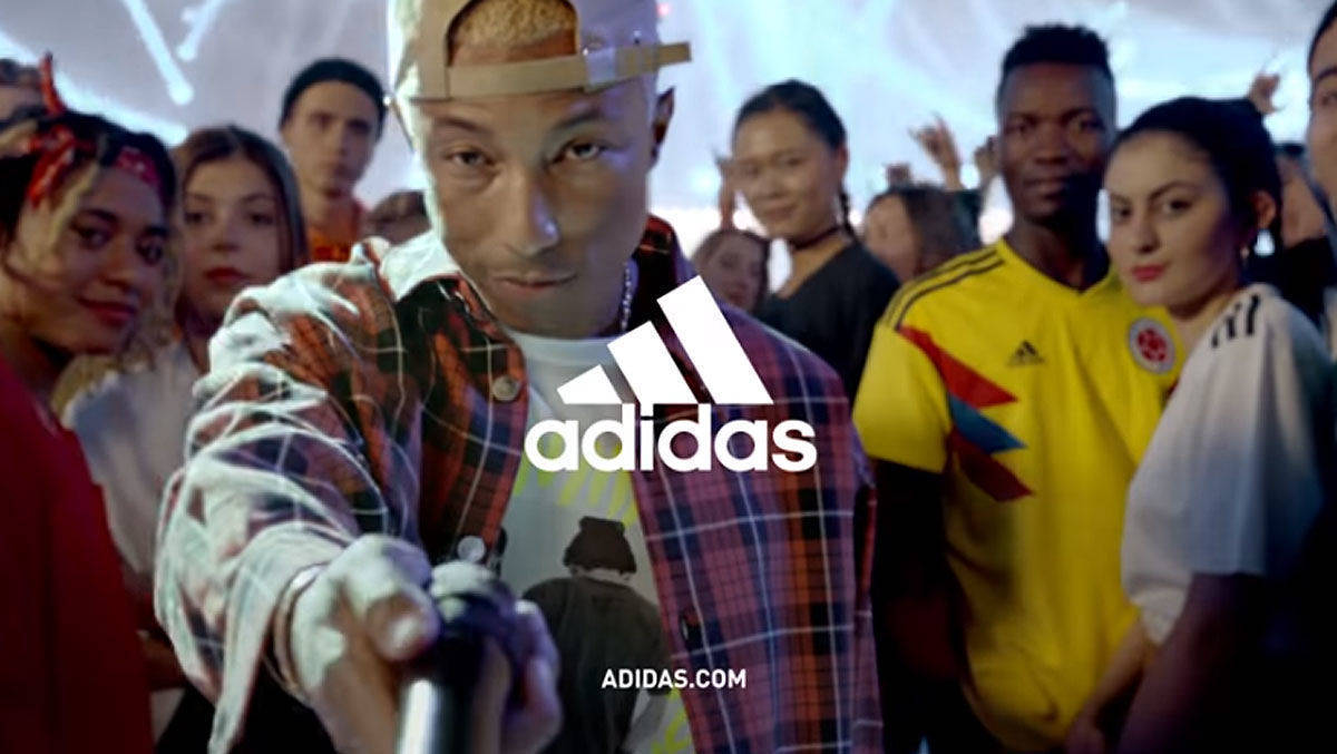 Staffelübergabe an MediaCom. Hier eine Szene aus dem aktuellen Spot mit Pharrell Williams.