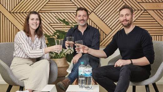 (v.l.n.r.) Katja Rönne, Harry Otto, Christian Bartsch