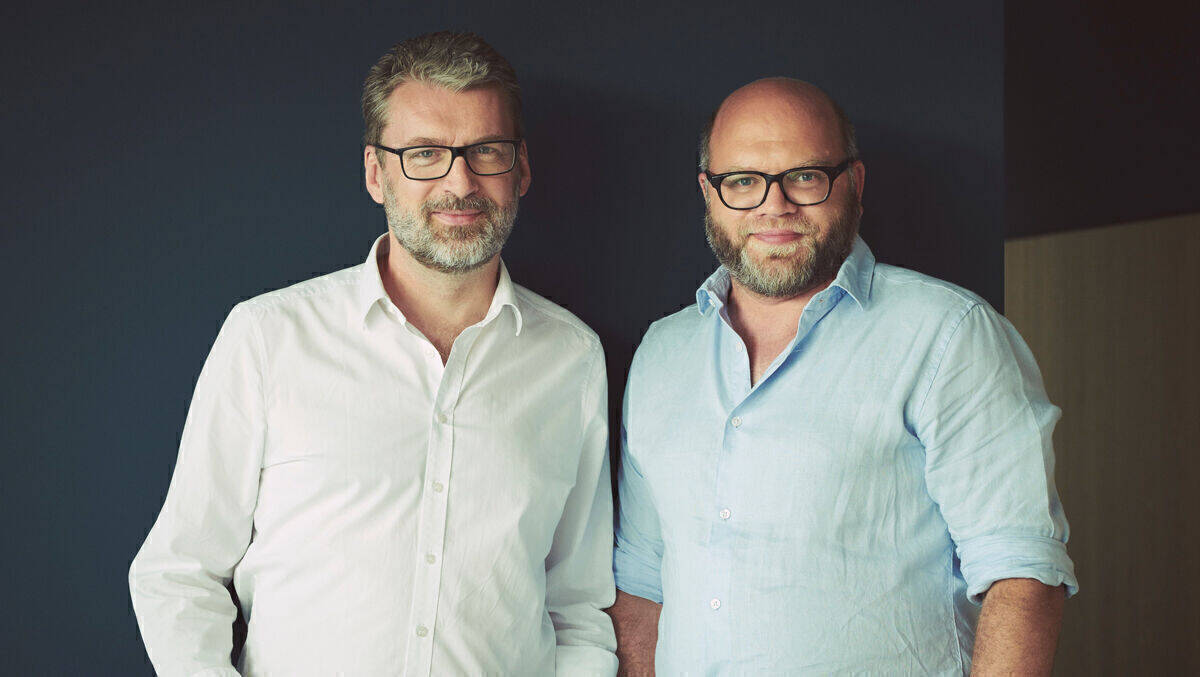 Michael Carl (l.) und Christoph Nann halten zusammen sämtliche Anteile an der Agentur.
