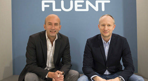 Fluent-Gründer Andreas Bahr (l.) und Géza Unbehagen.