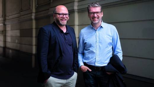 Christoph Nann (l.) und Michael Carl gründen für FCB eine neue GmbH bzw. benennen sie um.