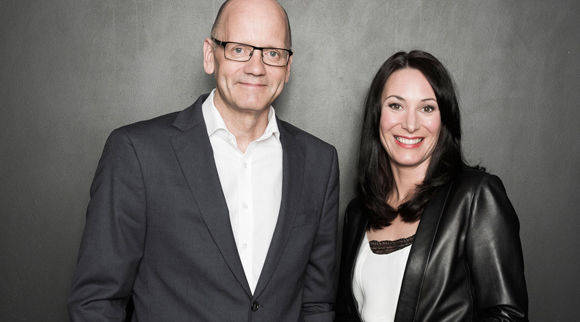 Führen zusammen die Agentur: Rüdiger Straub und Tina Fahrenbach.