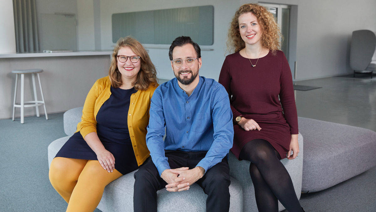Das B+-Team: Stefanie Wille, Steffen Granz und Kaja Eilers (v. links).