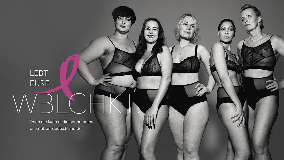 Fünf Frauen mit Mastektomie wurden für die Kampagne fotografiert.