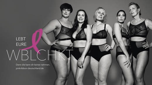 Fünf Frauen mit Mastektomie wurden für die Kampagne fotografiert.