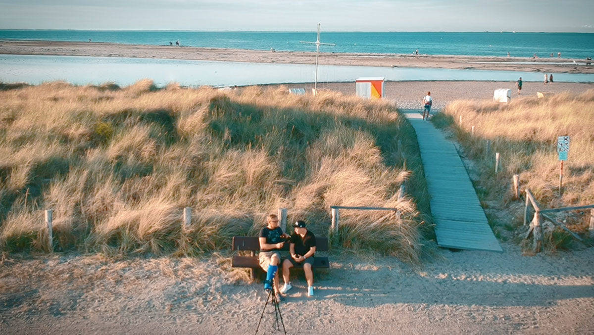 Mirko Kaminski traf Brinkert auf Fehmarn.