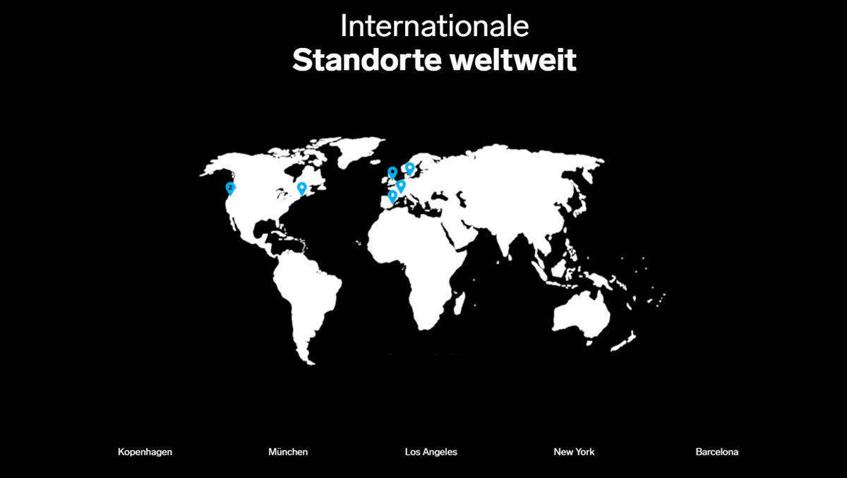 Neben dem Headquarter in Kopenhagen verfügt Blackwood Seven jetzt noch über Büros in New York, Los Angeles, München, Barcelona und im Silicon Valley.