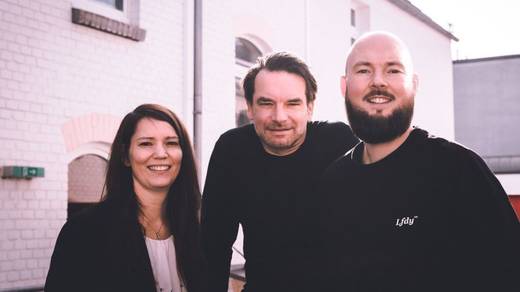 Sie betreuen bei Butter KFC (v.l.): Claudia Scaife (Management Supervisor), Reinhard Henke (Geschäftsführer Kreation), Phillip Böndel (Geschäftsführer Beratung).