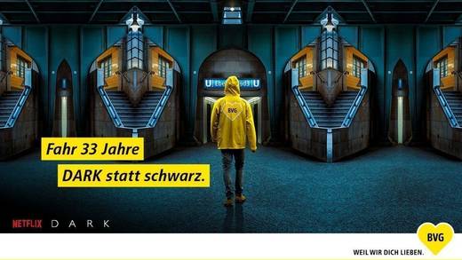Als Key Visual fungiert die Station Eberswalder Straße.