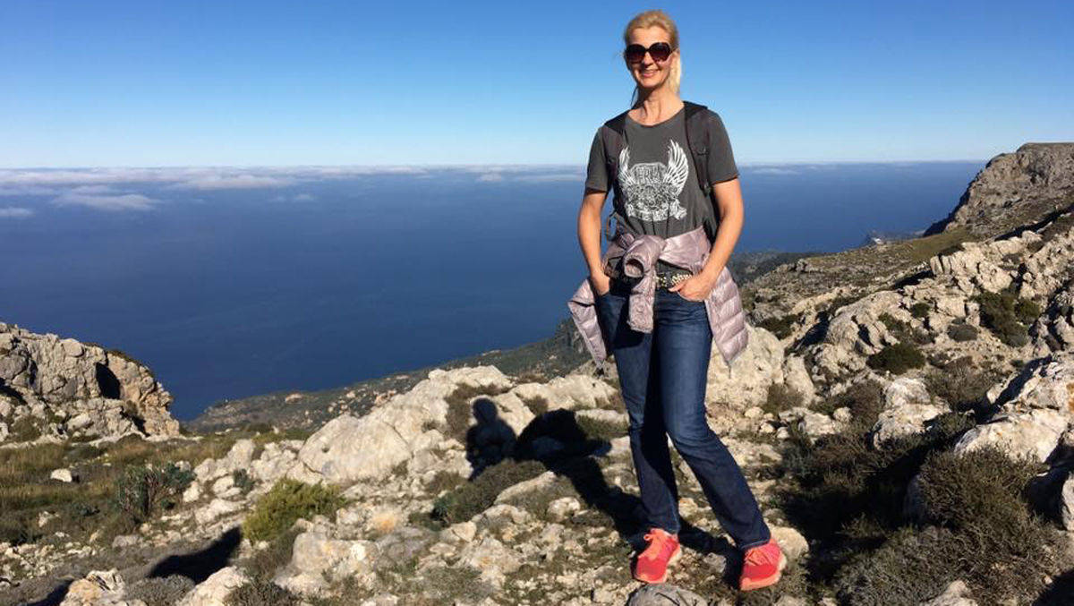 Christiane Wolff tankt auf Mallorca regelmäßig "Glück, Sonne und Licht".