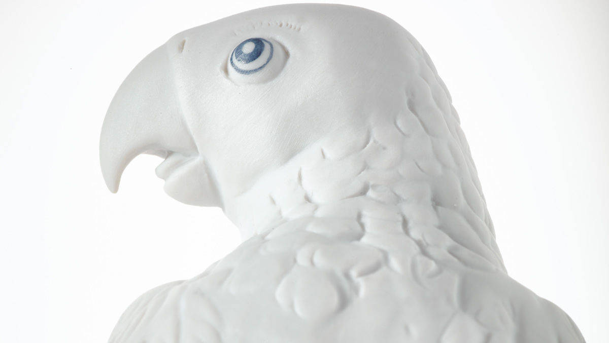 Die Radiozentrale hat Chancen auf einen Papagei aus edlem Nymphenberger Porzellan - die Trophäe beim Client Award. 