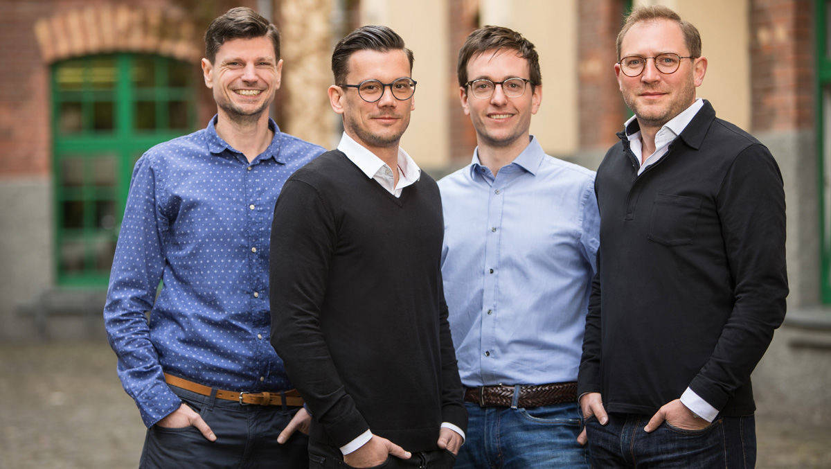 Das Nucleus-Team (v.l.): Michael Schmitz, Sebastian Schichtel, Dirk Nögel, Armin Schroeder. 