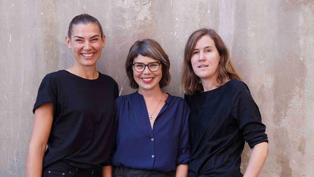 Kathrin Jesse, Geschäftsführung Strategie, Tina Holmes, Head of HR, und Susanne Plümecke, Geschäftsführung Beratung.