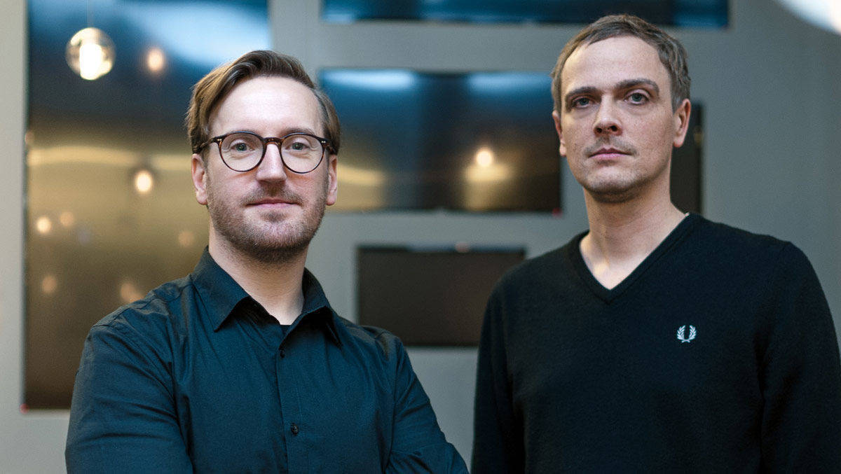 Neue DDB-Kreative: Mark Benjamin Räke (l.) und Dennis Krumbe.
