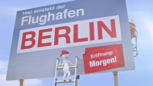 Der "Kleine Hunger" ist zurück und weiß, weshalb der neue Berliner Flughafen immer noch nicht fertig ist.
