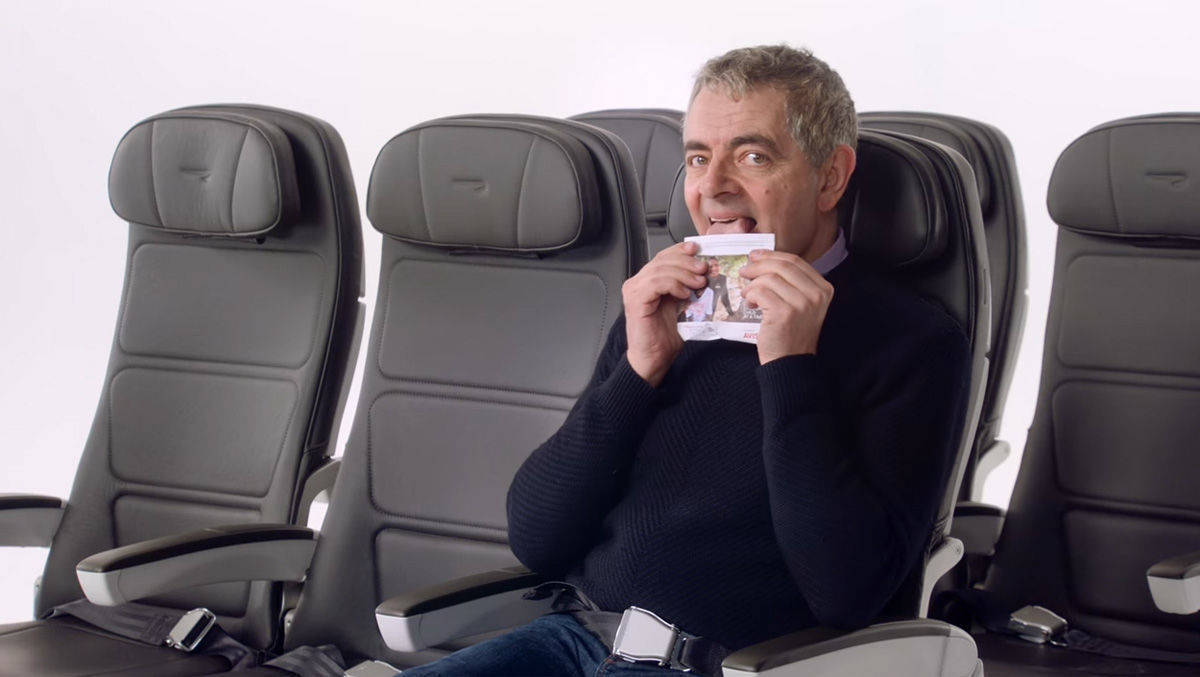 "Mr. Bean" Rowan Atkinson spielt mit im Sicherheitsvideo von British Airways.