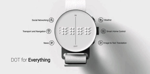 Für die "Dot - Smartwatch für Blinde" gab es die Grands Prix in den Kategorien Innovation und Healthcare.