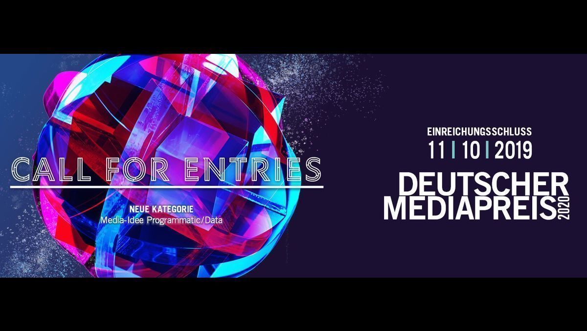 Deutscher Mediapreis 2020 Die Einreichungsphase ist gestartet W&V