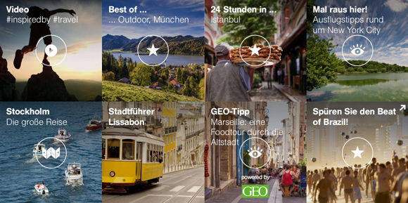 Auch das ist Content Marketing: Travel Guides auf der Lufthansa-Website.