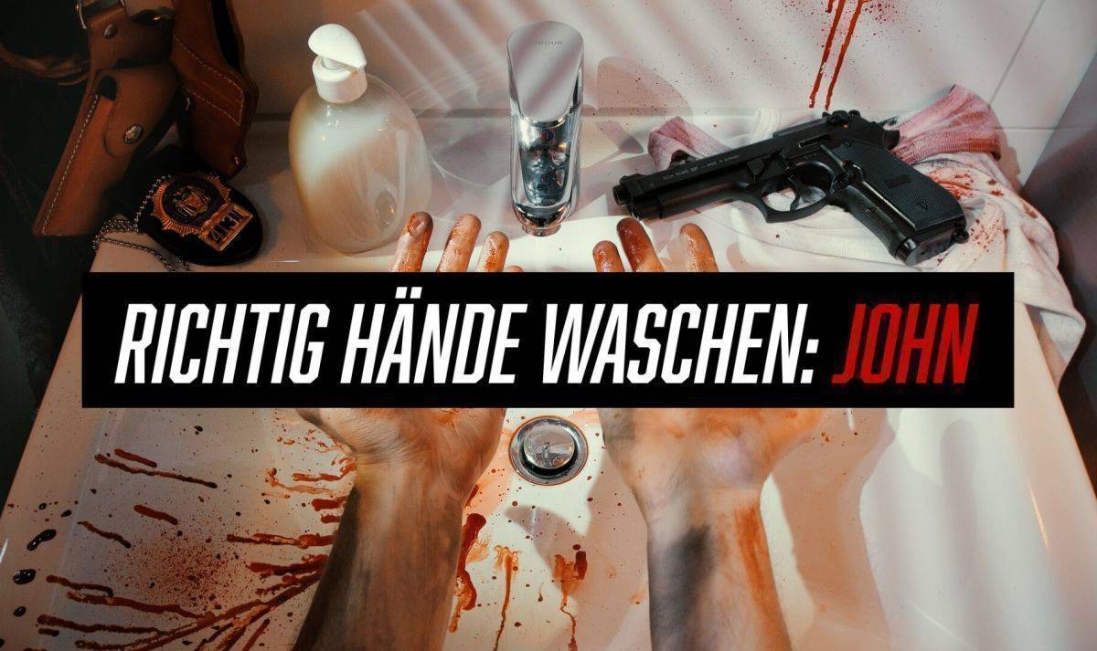 Eine Händewasch-Anleitung der unorthodoxen Art.