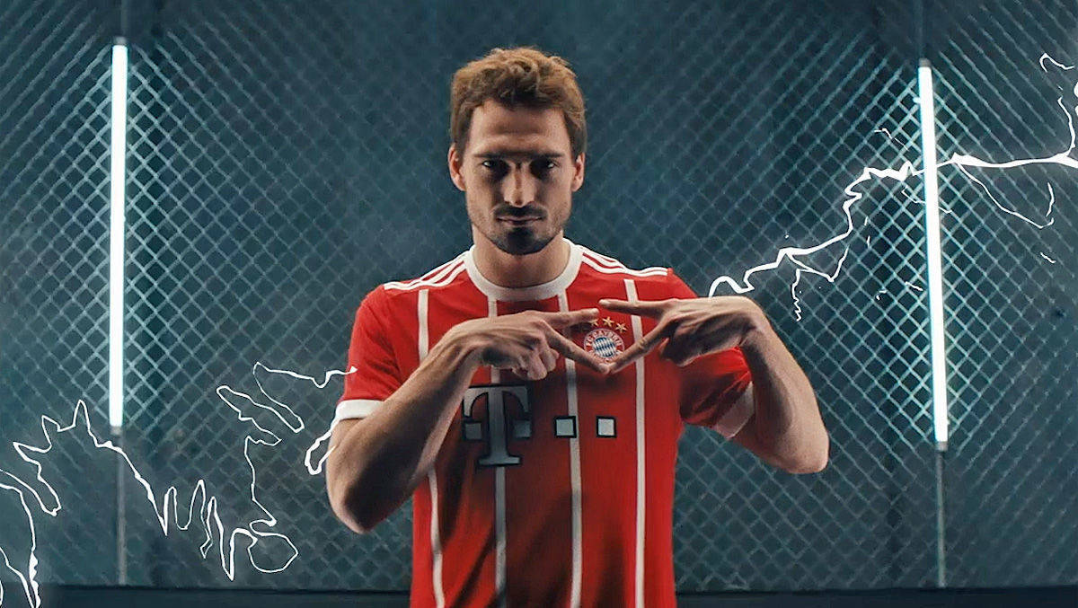 Die Zwei platziert FCB-Stars in der "Here to Create“-Kampagne ihres Ausrüsters Adidas.