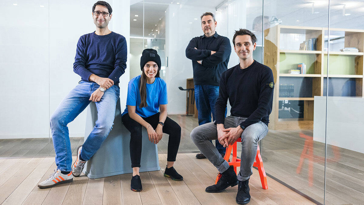 v. l.: Kian Hemmasi, Isabell Höffner, Alexander Hafemann und Timo Günthner.