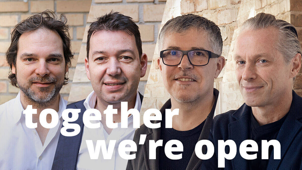 Zusammen sind sie "Open": Christian Schmidt, Eric Meurers, Michael Moser und Stefan Karl (v.l.) 