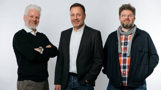 Rainer Kunst (v.l.), Frank Vogel und Oliver Bentz sind Dorothy.